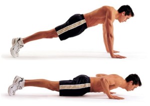 Push-ups accelerate your weight-loss